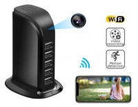 Wifi spy camera usb laadstation - 5 poorts