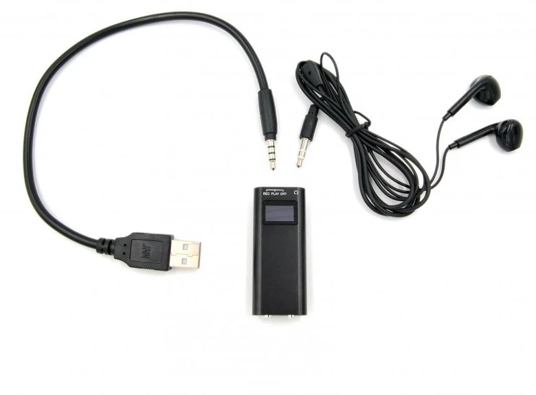 16GB  voice recorder mp3 speler met geluidsdetectie