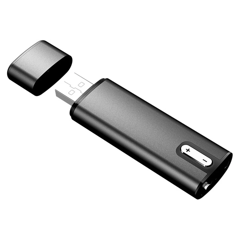 8GB voice recorder  usb stick - 38 uur opnemen - magnetisch - verwijderbare clip