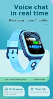 Kinder GPS horloge 4G - WIFI, SOS, bellen, videobellen, take off alarm