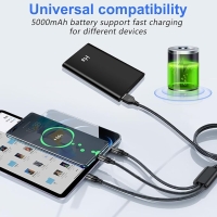 Spy camera powerbank met bewegingsdetectie en nachtvisie