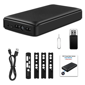 Professionele  HD WIFI spy camera Powerbank met Nachtvisie - Tuya app - 2.4 en 5ghz wifi!