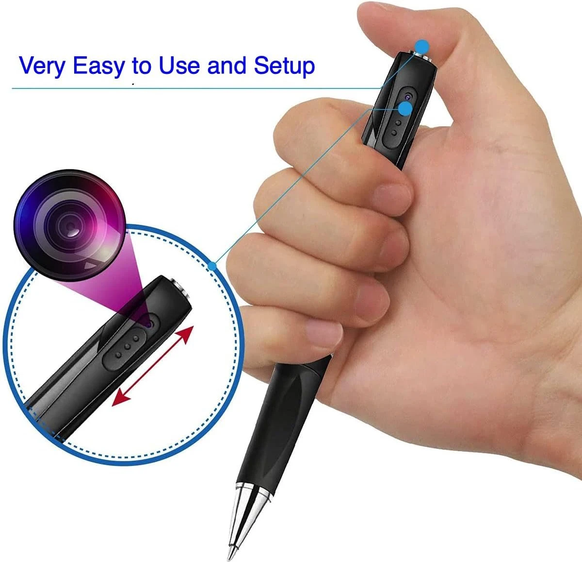 Spy pen full HD luxe uitvoering